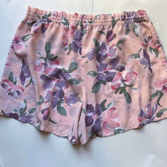 Victoria's Secret Gold Label Sheer Floral Polyester Shorts Size Small - Picture 2 of 2